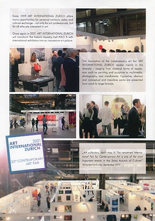 ART INTERNATIONAL ZURICH 2021