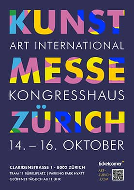 24th ART INTERNATIONAL ZURICH 2022 