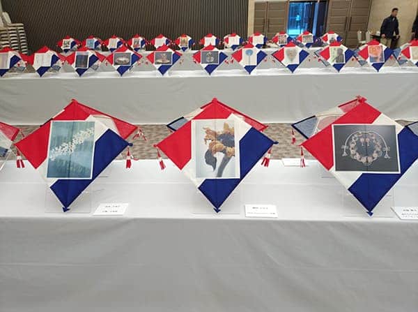 つなぐ、つなげるアート展 出展作品展示の様子